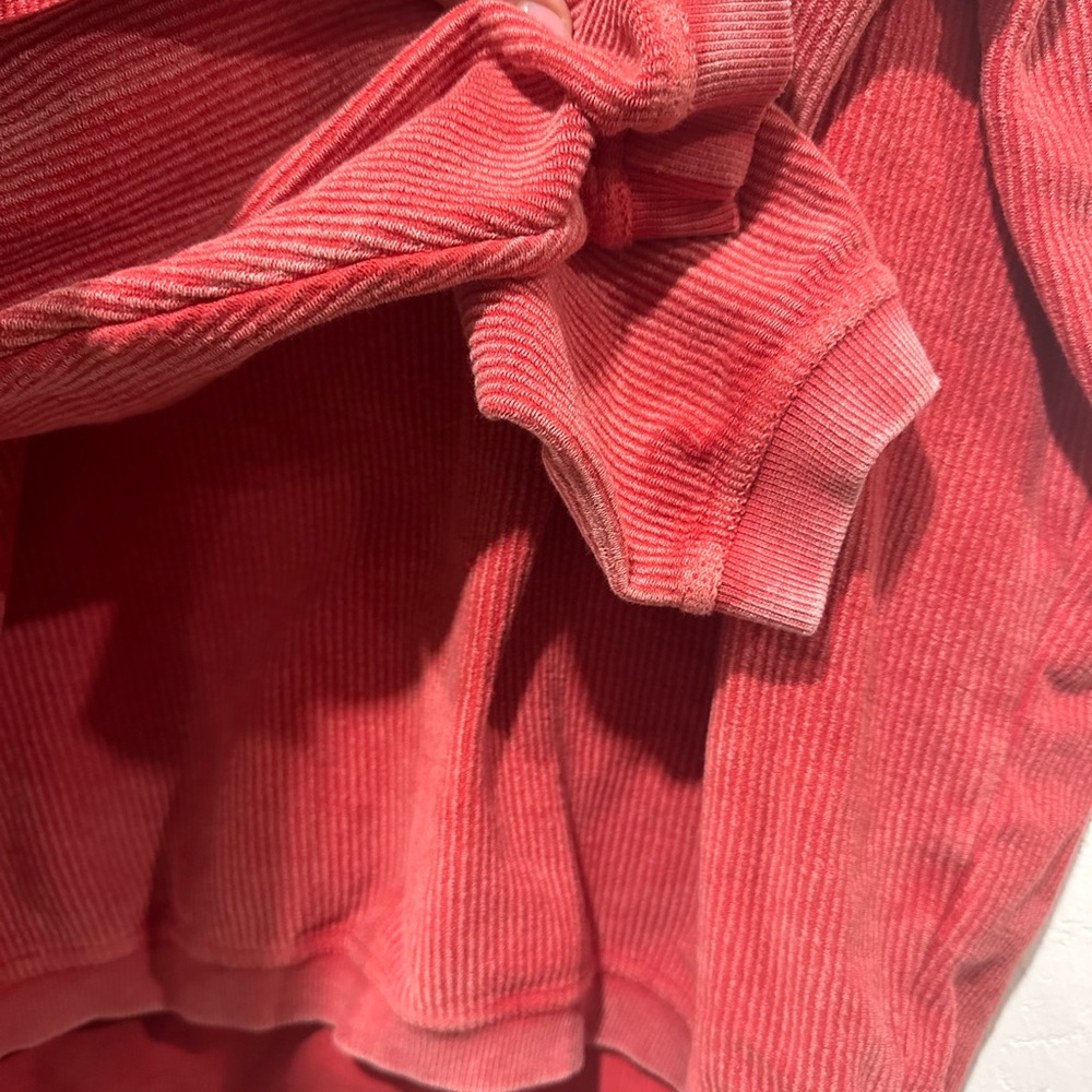 Red USA Women's ribbed sweater - Picture 3 of 9